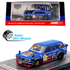 INNO64 1:64 Mad Mink 1976 Mazda RX3 Station Wagon – D1GP 2024 Series