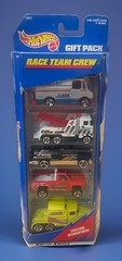 Hot Wheels 1997 Race Team Crew Gift Pack Die Cast Cars, 1:64