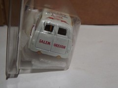 Custom Hotwheels 2001 Mid-Valley Hotwheelers Pearl White ’56 Ford Panel Club Car