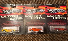 2005 Hot Wheels Ultra Hots (3) 67 Camaro’s Yellow, Orange, And Red Convertible’s