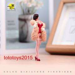 1/18 1/24 1/32 1/64 1/43 1/87 fashion woman Scene Miniatures Figures Doll Model