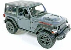 Compatible with Jeep Wrangler Rubicon 2018 Gray Hard Top 1/34 Scale Diecast M…