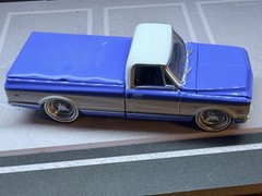 1971 CHEVROLET C-10 SUPER CHEYENNE PICKUP 2024 GREENLIGHT loose on 3D wheels