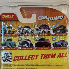 CAR TUNED Walgreens Series 2 Set of 5 out of 8 Diecast Cars 1/64 -1,4,5,7, and 8