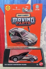 ’25 MATCHBOX 2024 MASERATI GRANTURISMO FOLGORE 1:64 SCALE MOVING PARTS SERIES