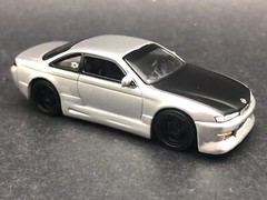 Jada Dub City 1998 ’98 Nissan 240SX S-14 Car Silver Diecast 1/64 Rubber Tires