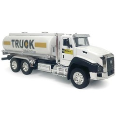 Alloy+PC Pull Back Tanker Trailer Truck Model Car Diecast Kids Toy Vehicle 1/50[