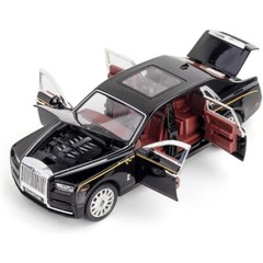 1/32 Rolls-Royce Phantom Model Car Zinc Alloy Pull Back Toy Car with Sound&Light