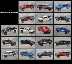 Dodge Ram 2500 Power Wagon Sport Crew Quad Cab Truck Christmas Ornament 1/64