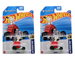 2025 Hot Wheels Snoopy Peanuts #132 Red – Set of 2 HTF