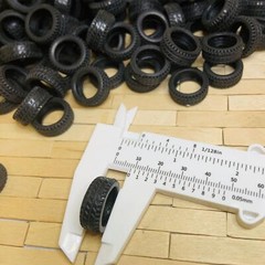 Wholesale 1/32 RC Car Rubber Tires DIY Car Model Diorama Display Accessories