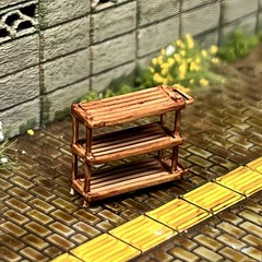 Diorama 1/64 Car Garage Tool Set Model Street Building Display Accessories Props