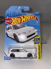2017 Hot Wheels 1990 Honda Civic EF White Greddy 8/10 B4