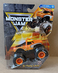 2025 Monster Jam El Toro Loco Series 46 1/64 Diecast Orange 25th Anniversary