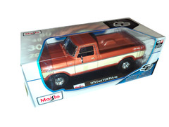 Maisto 1:18 Diecast 1979 Ford F150 Light Brown/Orange/Cream Special Edition Car