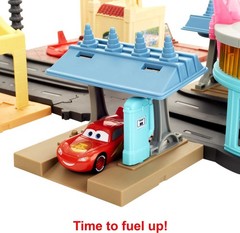 Disney and Pixar Cars on the Road Playset with 2 Toy Vehic