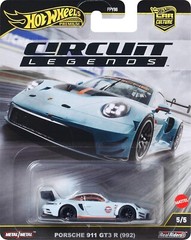 Hot Wheels Premium 2025 Car Culture “Circuit Legends” Porsche 911 GT3 R (992)