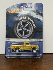 Hot Wheels Heritage Real Riders #17/18 Texas Drive ‘Em 1972 Ford F-250 Yellow