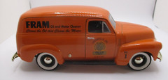 Fram GREENVILLE O. 1952 Chevrolet 3100 Panel No.1 SpecCast Die Cast Collectible