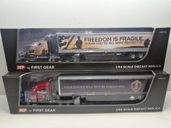 1/64 DCP Kenworth T680 Truck w/ Trailer Lot of 2