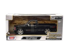 MOTORMAX MMAXX 1992 CHEVROLET 454 SS Custom PICK UP TRUCK 1/24 BLACK 73203 MXBK