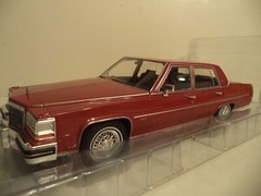 MCG 1982 Cadillac Fleetwood Brougham Metallic Dark Red 1:18 new in box