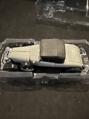 1928 Lincoln Coupe Roadster Scale Gray Black Die Cast 1/32
