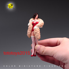 1/18 1/24 1/32 1/64 1/43 1/87 fashion woman Scene Miniatures Figures Doll Model