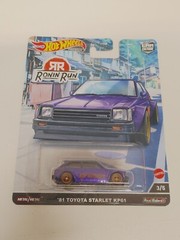 Hot Wheels 1981 Toyota Starlet KP61 61 Ronin Run FPY86-P 1/64
