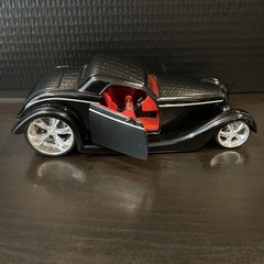 Vintage Jada Toys 2005 D-Rods 1933 Ford Coupe Lowrider Suicide Doors 1:24 Clean