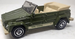 Matchbox Olive Green 1974 Volkswagen Type 181 Mattel 2007