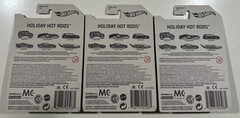 2018 Hot Wheels Winter RIDES SCORCHER, AUDACIOUS,MUSCLE TONE LOT 3