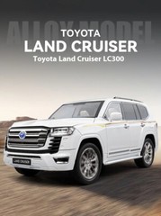 TOYOTA LAND CRUISER LC300 Model car Black 1:18 SUV