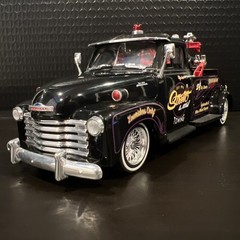 Vintage 2003 Jada Street Low 1953 Chevrolet 3100 Tow Truck Nice Cables/Paint