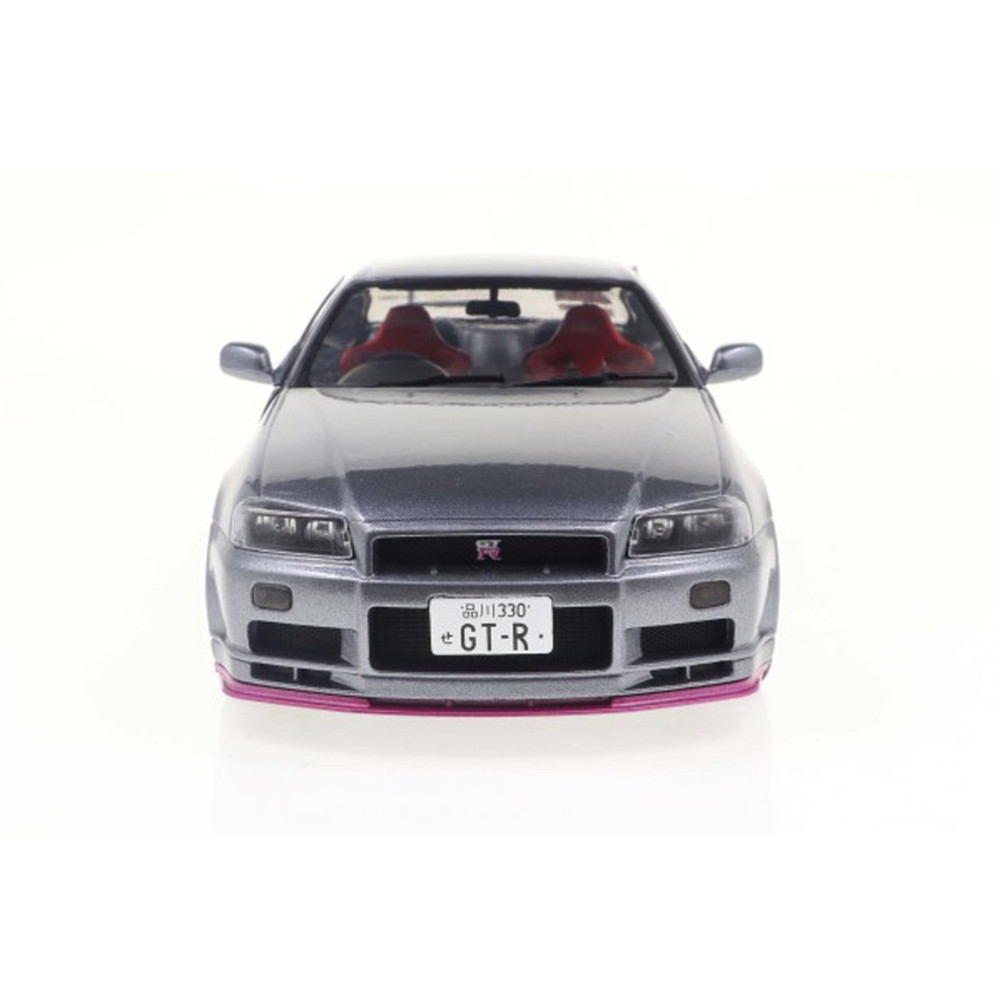 Solido 1:18 1999 Nissan Skyline GT-R R34 Diecast Grey New DAMAGED BOX JDS1804310