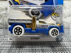 Hot Wheels TREASURE HUNT TH HW Snow Stormers 4/5 So Plowed Gray/Blue