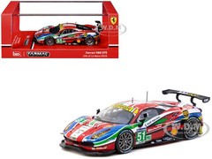 FERRARI 488 GTE #51 “24H LE MANS” (2016) 1/64 BY TARMAC WORKS T64-071-16WEC51
