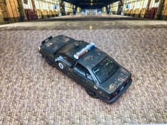 1986 Ford Taurus Weathered Rusty Barn Find Rusty 1/64 Diecast Custom Police Car