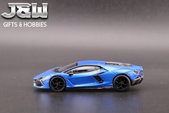 Mini GT Lamborghini Revuelto Blu Eleos #748 1/64
