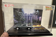 SDCC 2011 Hot Wheels Back To The Future DeLorean Time Machine Plutonium Case