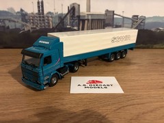Tekno Scania 143 Tractor Unit & Tilt Trailer 1/50