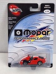 Hot Wheels Dodge Viper GTS No. 2/4 Mopar Performance Parts 2002 Vtg P86