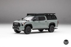 DiecastTalk Exclusive 1/64 Toyota Tundra TRD PRO Lunar Rock with accessories