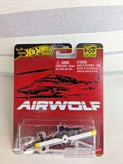 Hot Wheels Pop Culture Airwolf TV Show Helicopter Die Cast. SEE VIDEO $1 Comb