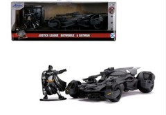 2022 JUSTICE LEAGUE DC BATMOBILE AND BATMAN FIGURE 1:32 SCALE JADA AGES 8 & UP