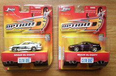 Jada Option D 1:64 Nissan Skyline Lot x2 GT-R R34 NIB New Diecast CLTR 088 87