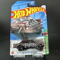 Hot Wheels 55 Chevy Bel Air Gasser Collector HW REVERSE RAKE xploraf 1955