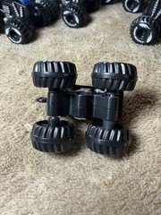 Super Quickly Monster Trucks Lot Of 6 Micro Metal & Plastic Unknown Manufacturer