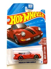 Hot Wheels Red Edition Porsche 911 Turbo Cabriolet