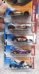 2012 Lot/5 HOT WHEELS Thrill Racers SPACE City Stunt RACE COURSE Volcano ’12 NOS